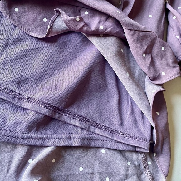 🆕Fashion Nova - Delilah polka dot skirt set in Lavender - Picture 7 of 11